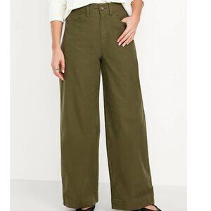 Extra High-Waisted Mariner Wide-Leg Pants